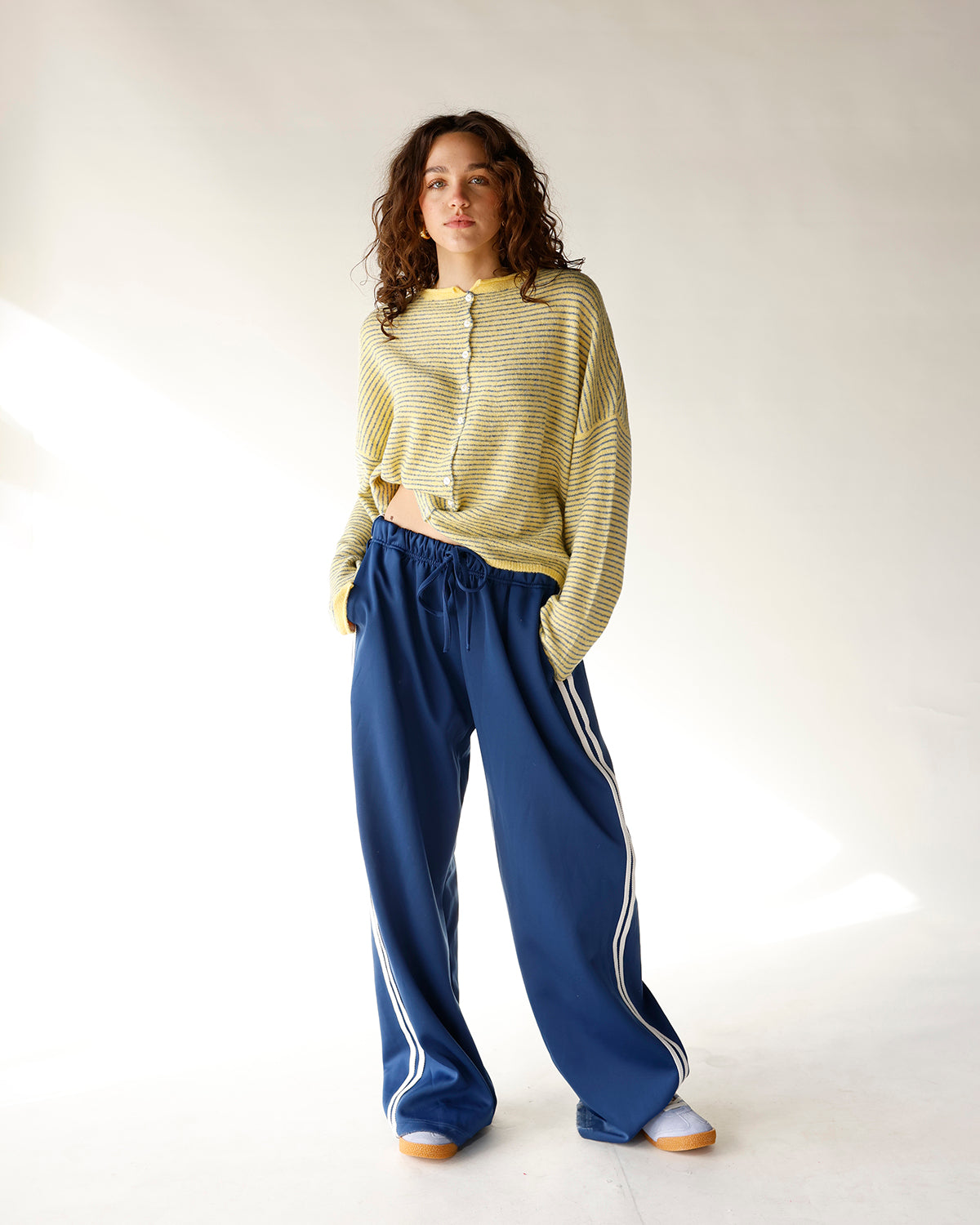 THE CULT CARDI X BUTTER STRIPE
