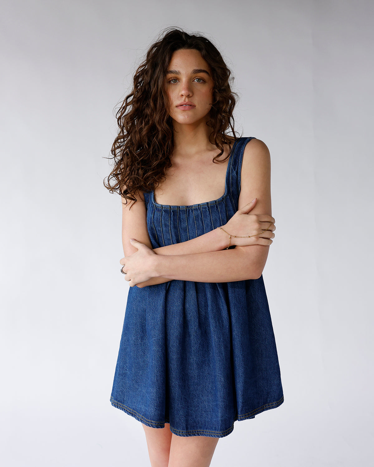 FREE PEOPLE KATIE DENIM TUNIC