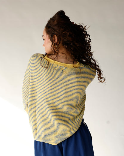 THE CULT CARDI X BUTTER STRIPE