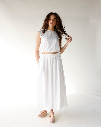 DEJA VU BUBBLE MAXI SKIRT