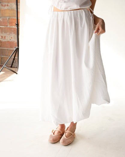 DEJA VU BUBBLE MAXI SKIRT