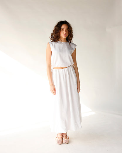 DEJA VU BUBBLE MAXI SKIRT