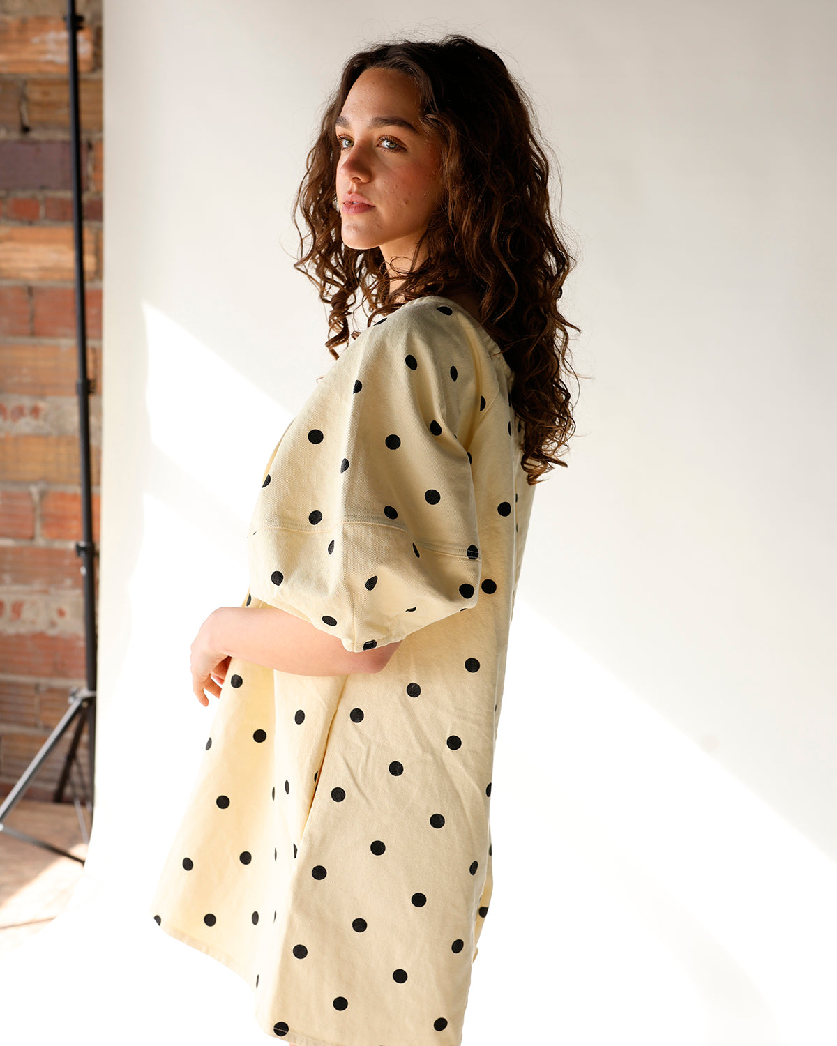 HONEY BEE POLKA DOT ROMPER