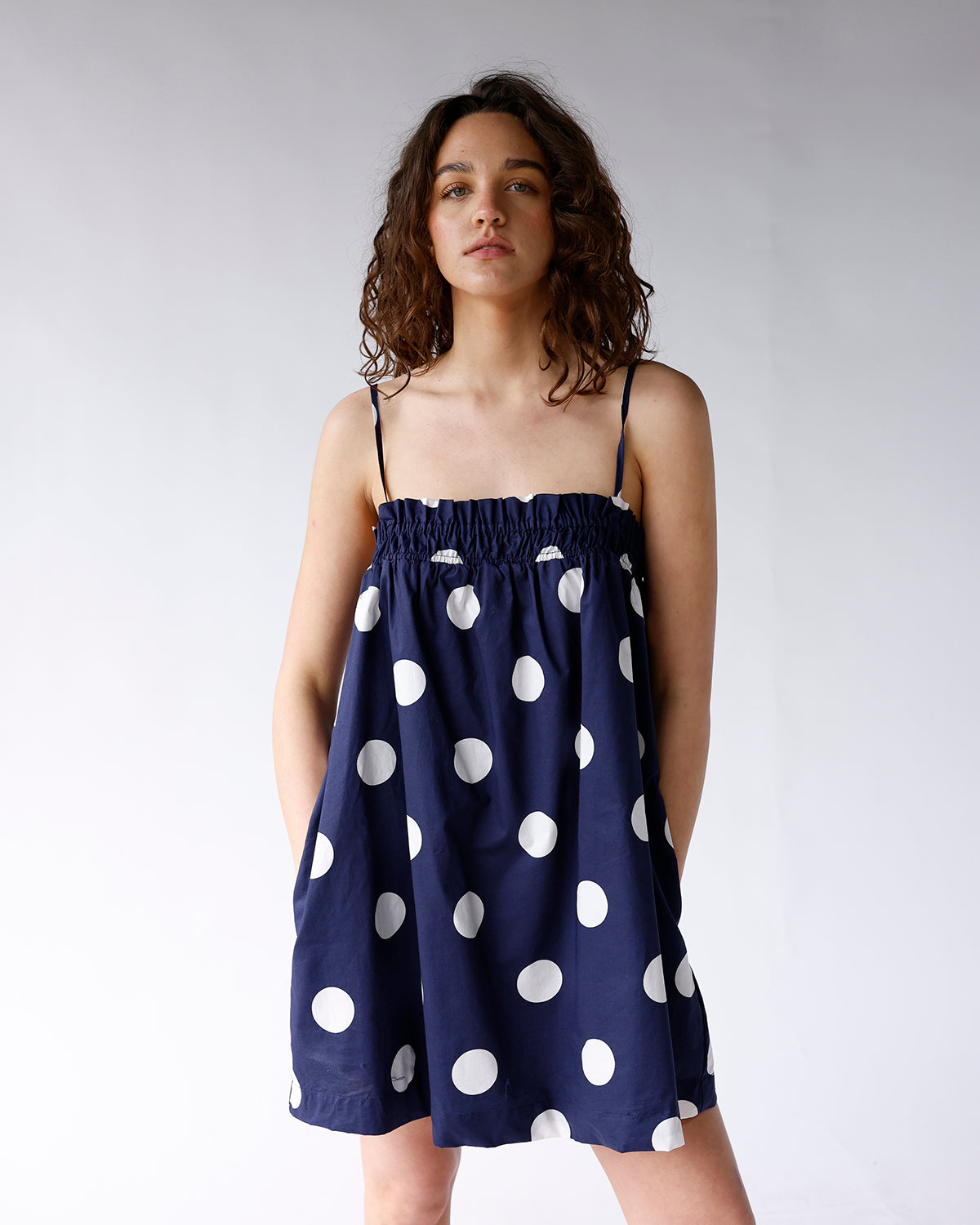 LOVE STORY POLKA DOT MINI DRESS