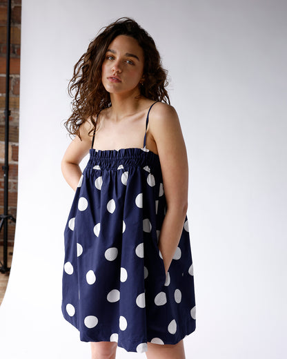 LOVE STORY POLKA DOT MINI DRESS