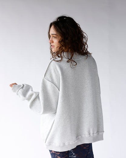 AMERICAN DREAM REVERSIBLE MOCK NECK SWEATSHIRT