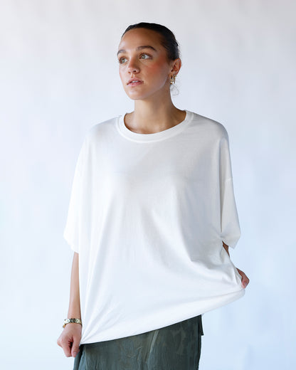 DAYDREAMER SOLID OS TEE X VINTAGE WHITE