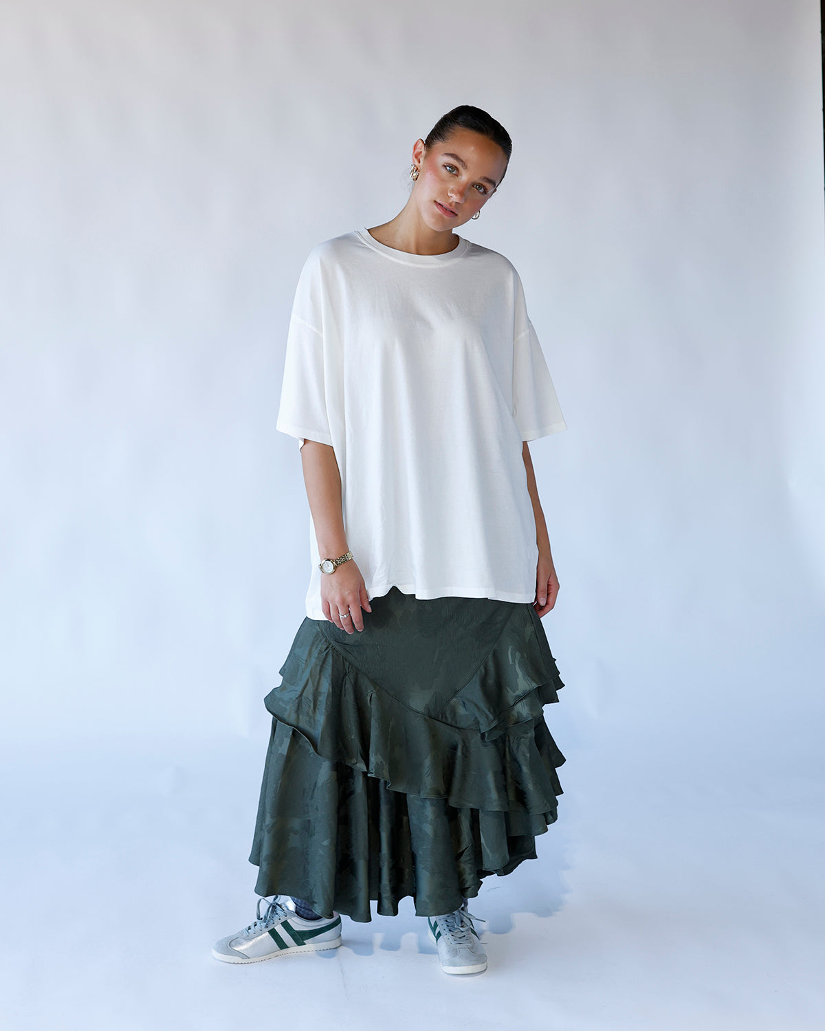 classic white tee oversized