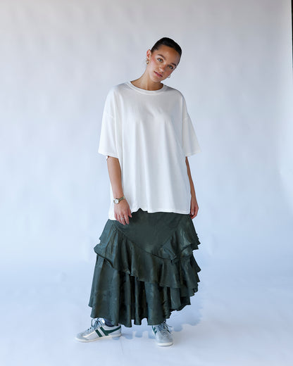 classic white tee oversized