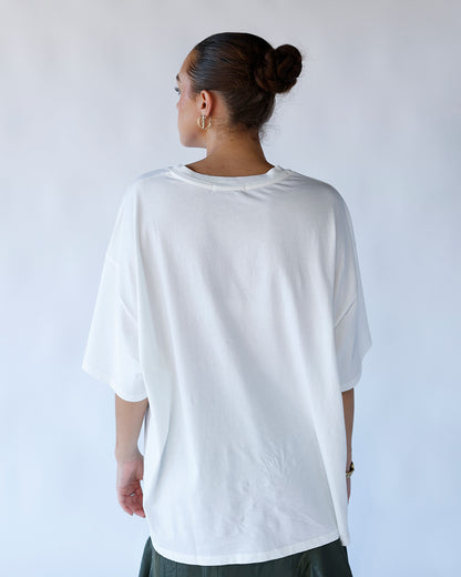 DAYDREAMER SOLID OS TEE X VINTAGE WHITE