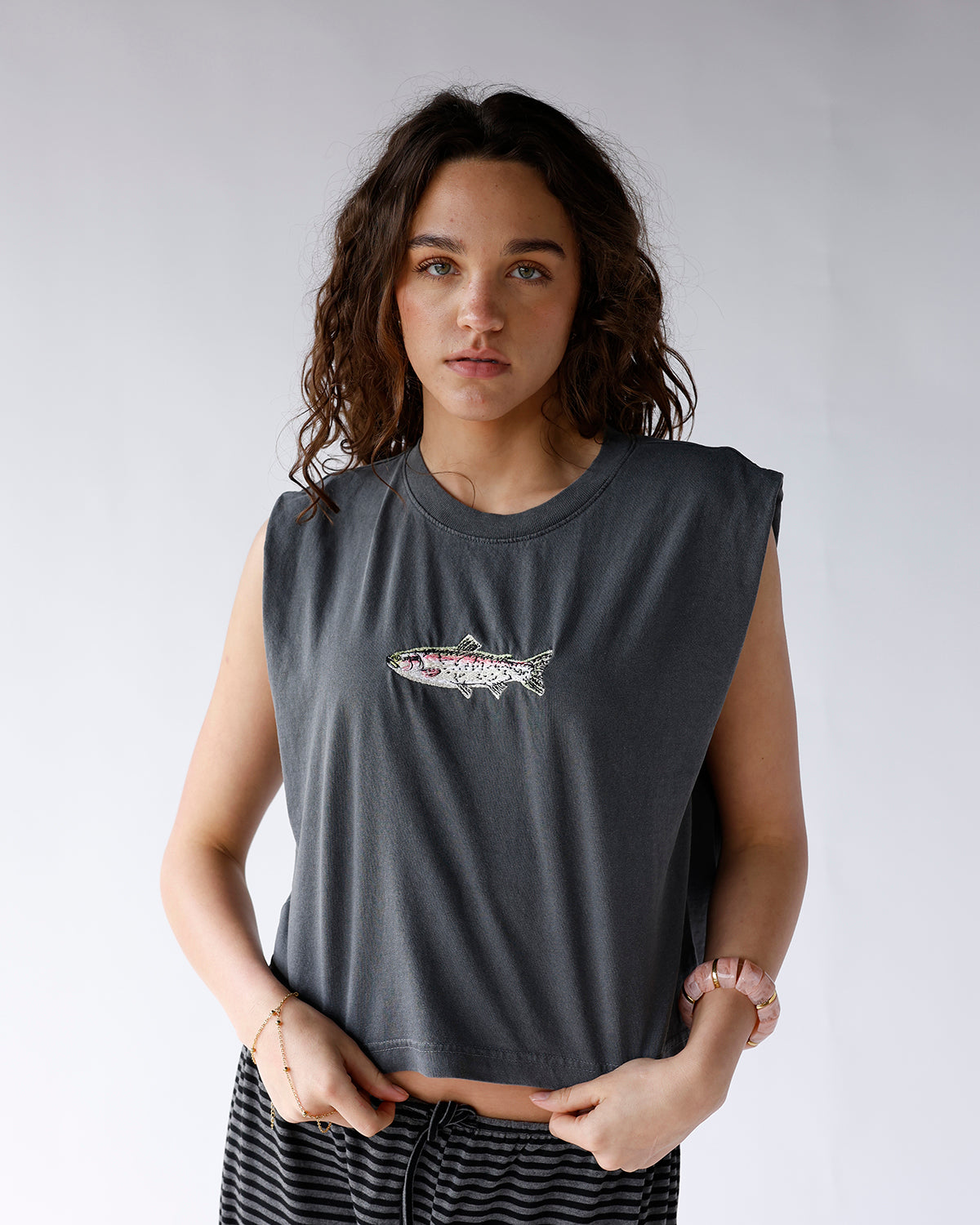 WILD TROUT MUSCLE TEE