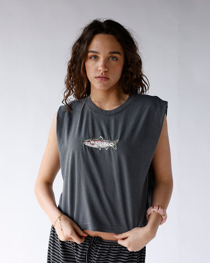 WILD TROUT MUSCLE TEE