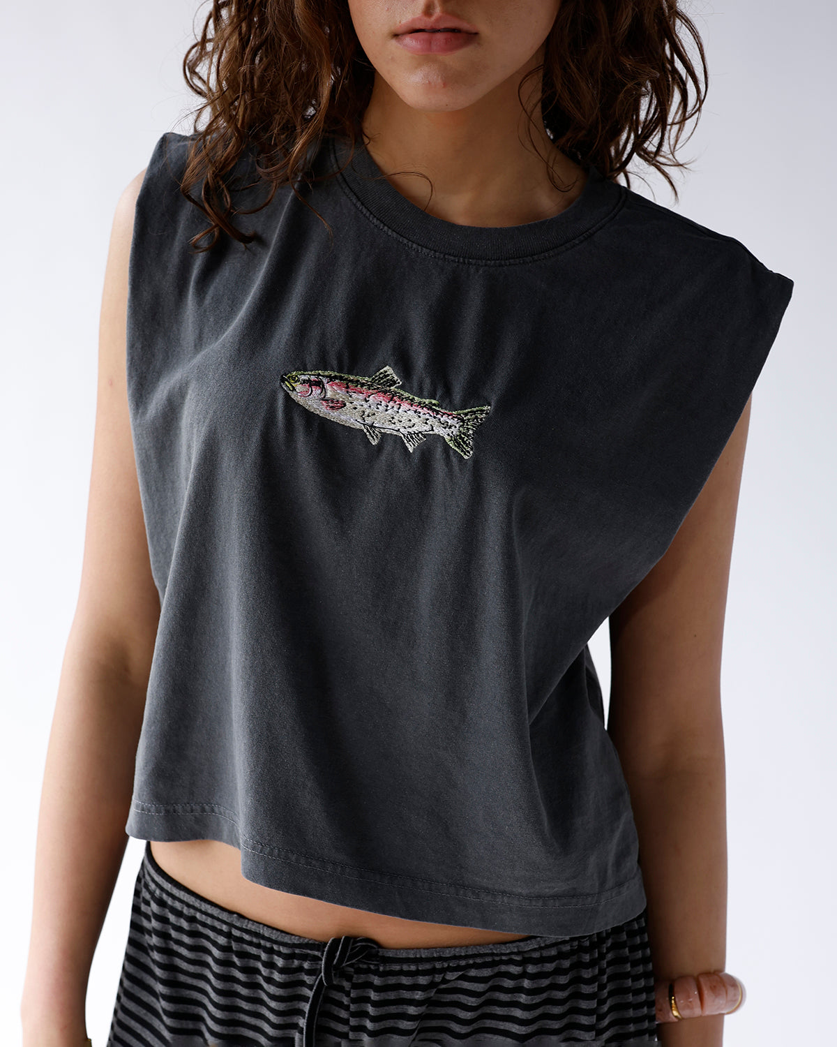 WILD TROUT MUSCLE TEE