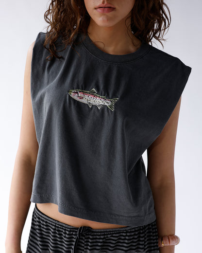WILD TROUT MUSCLE TEE