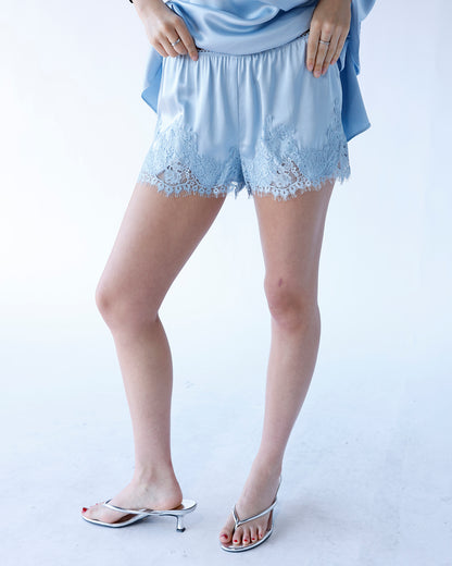 SWEET DREAMS LACE TRIM SHORTS