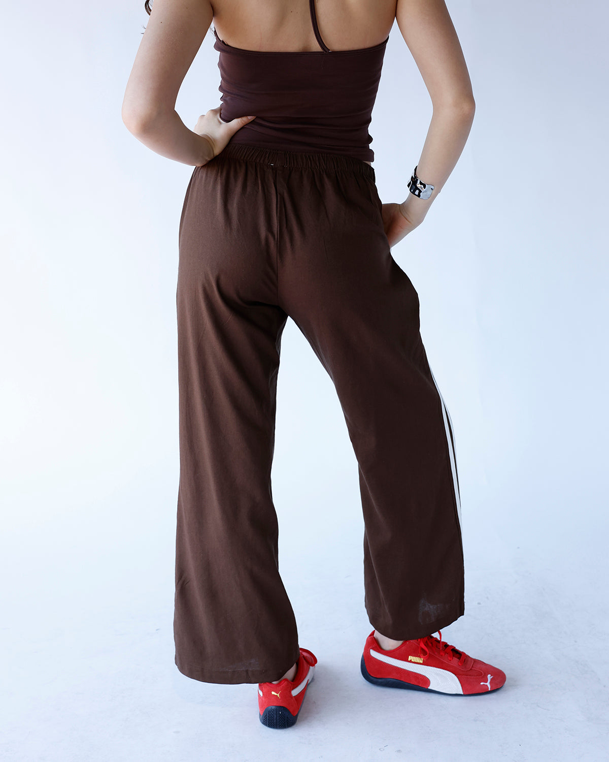 DOWNTOWN TRACK PANT X BROWN