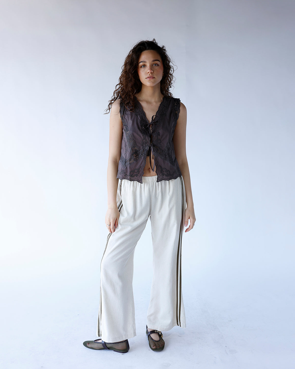 BITTERSWEET TIE FRONT TOP