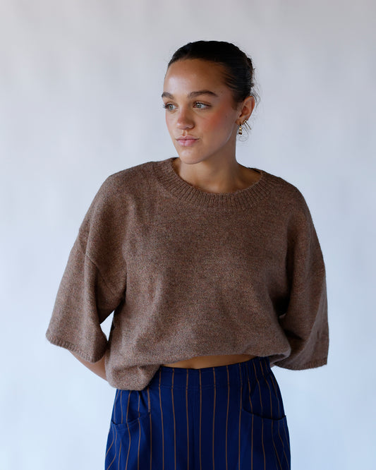 free people margot fall winter sweater soft comfy cozy perfect brown