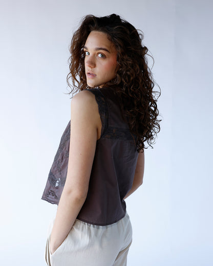BITTERSWEET TIE FRONT TOP