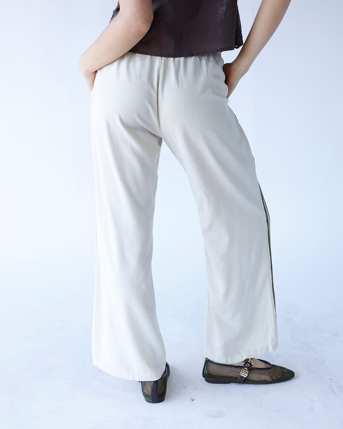 DOWNTOWN TRACK PANT X IVORY