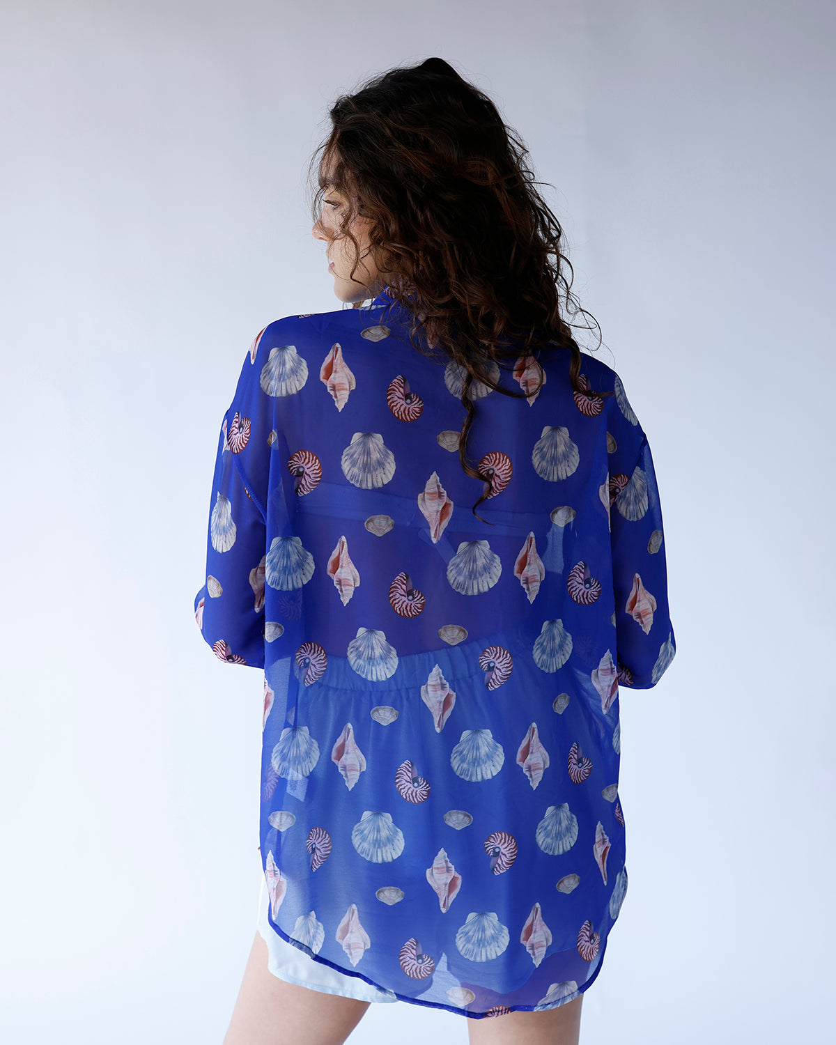 SEABREEZE SHEER BUTTON UP