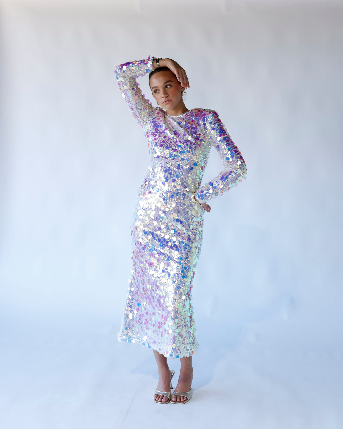 CELESTIAL MUSE MIDI DRESS
