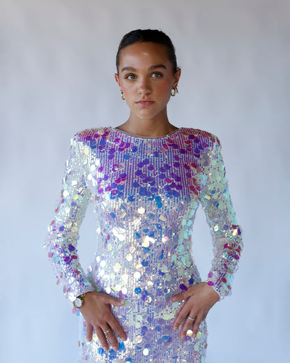 CELESTIAL MUSE MIDI DRESS