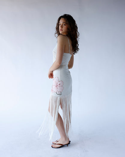 WILDFLOWER FRINGE MINI DRESS