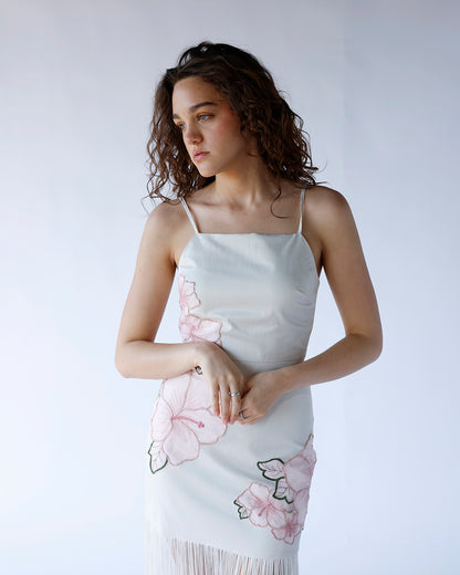 WILDFLOWER FRINGE MINI DRESS
