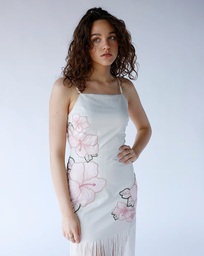 WILDFLOWER FRINGE MINI DRESS
