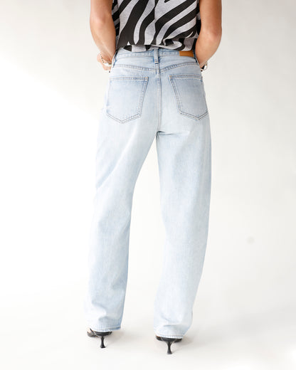 PISTOLA WES HIGH RISE BARREL JEAN X WAVES