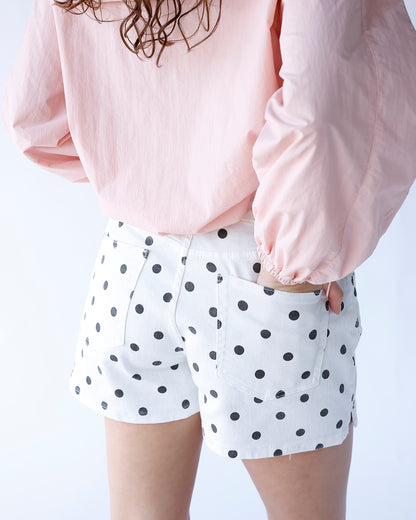 DOTTY GIRL DENIM SHORTS