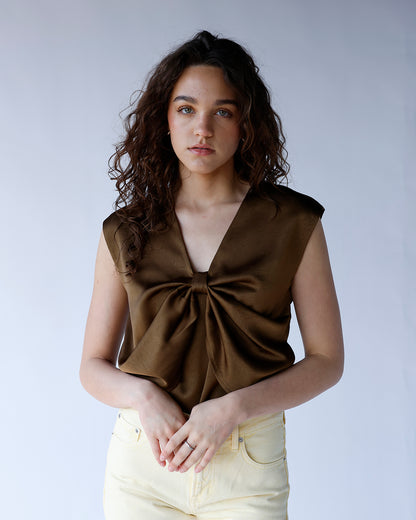 MOCHA BOW KISS TOP