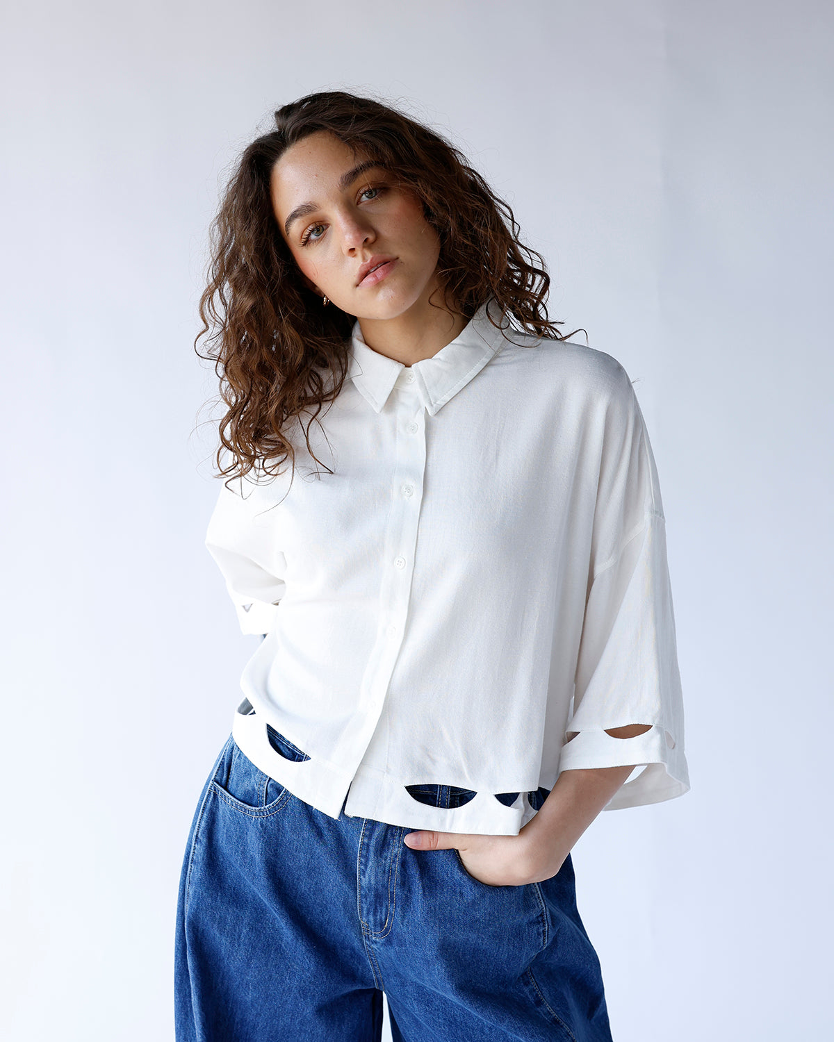 SALT AIR CUTOUT TOP