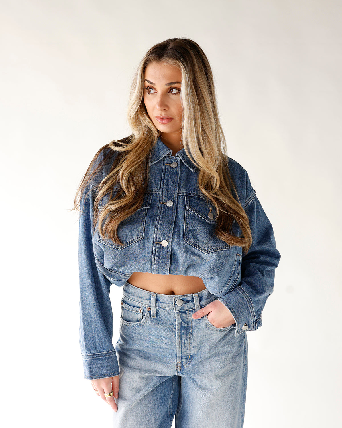 PISTOLA BIBI BLOUSON TRUCKER JACKET X HEARTFELT