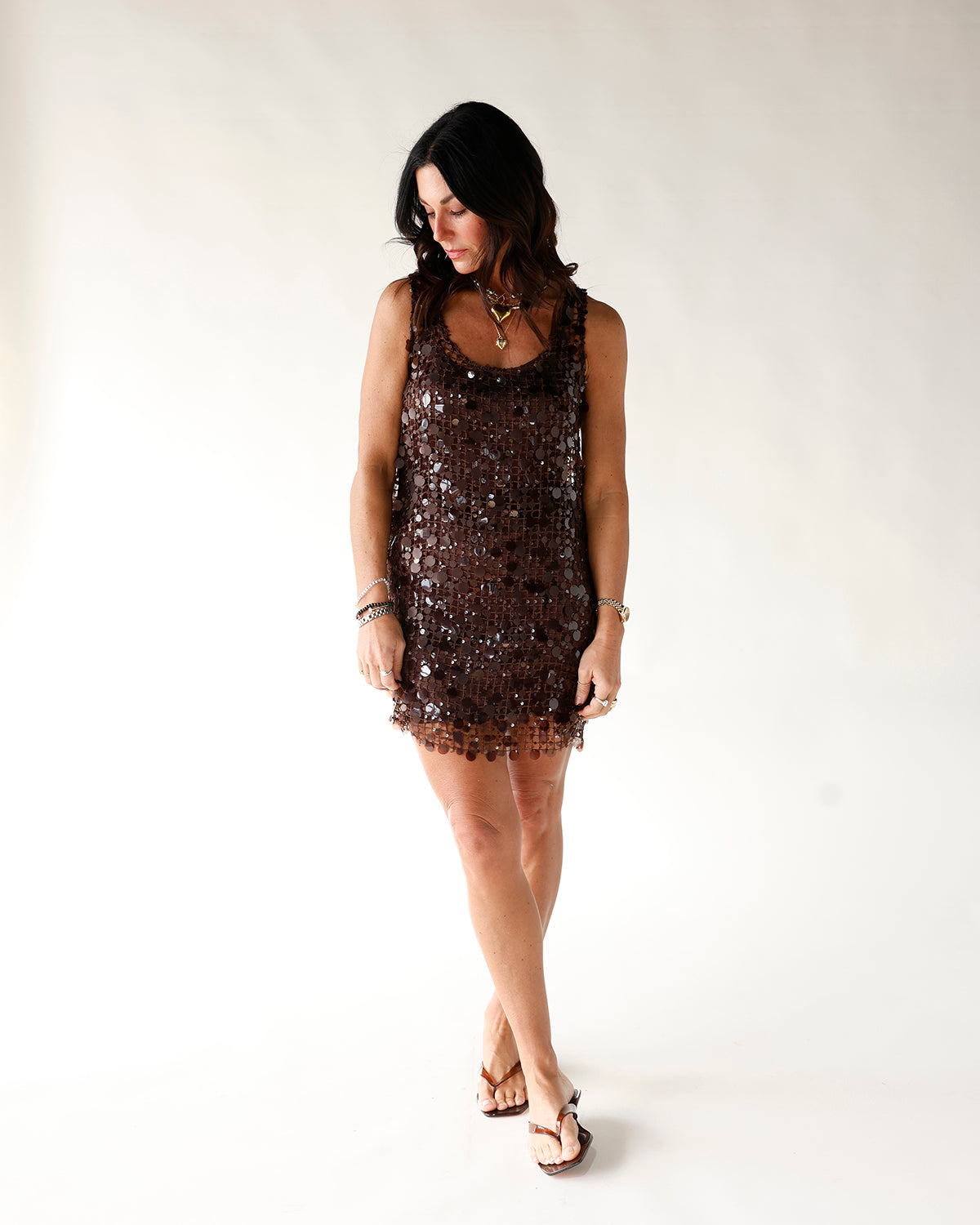 GIRLS NIGHT OUT SEQUIN MINI DRESS