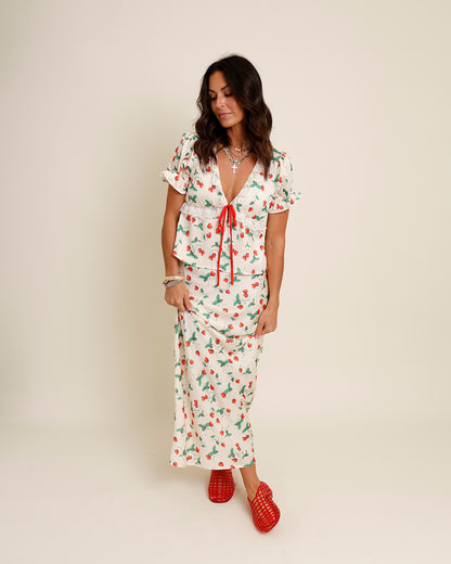 FRESA TIE FRONT TOP