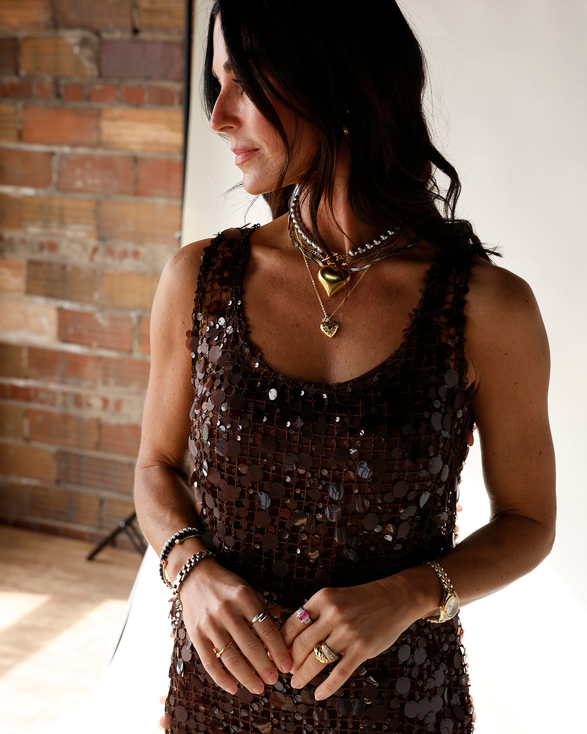GIRLS NIGHT OUT SEQUIN MINI DRESS