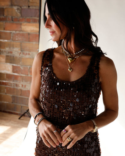 GIRLS NIGHT OUT SEQUIN MINI DRESS
