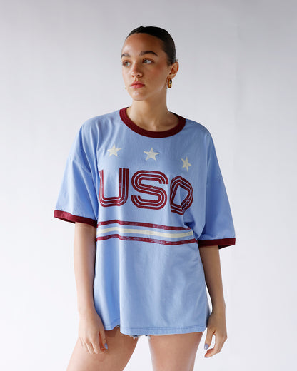 DAYDREAMER USA WORLD CUP OS RINGER TEE