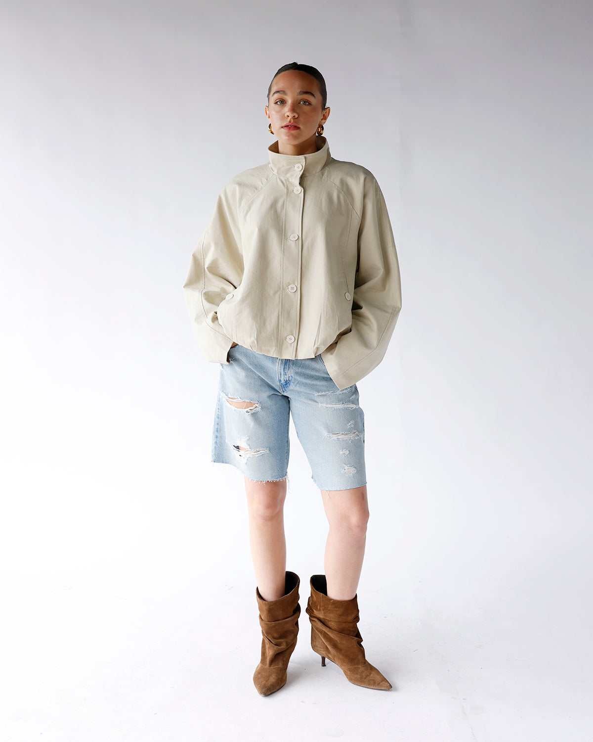 SANDSTONE BUTTON JACKET