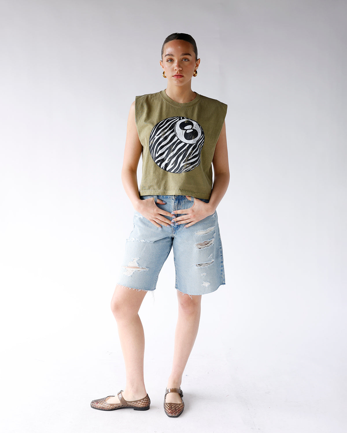 PLAY IT LUCKY MUSCLE TEE