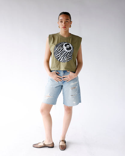 PLAY IT LUCKY MUSCLE TEE