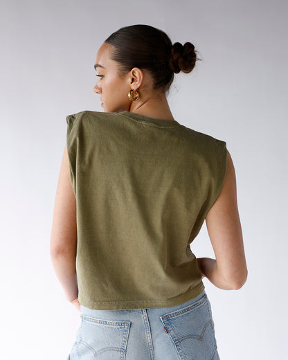 PLAY IT LUCKY MUSCLE TEE