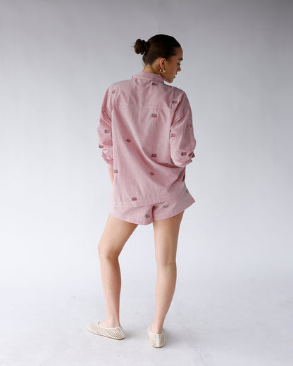 AMERICAN SUMMER BUTTON UP