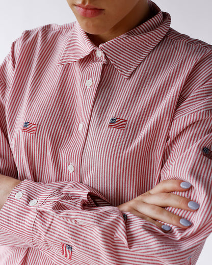 AMERICAN SUMMER BUTTON UP
