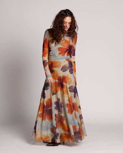 FREE PEOPLE SUNNEI MAXI IN SUNRISE COMBO