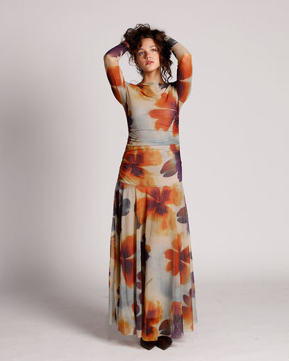 FREE PEOPLE SUNNEI MAXI IN SUNRISE COMBO