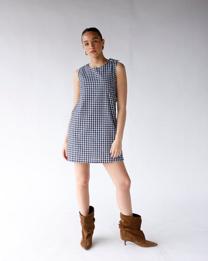 COUNTRYSIDE GINGHAM MINI DRESS