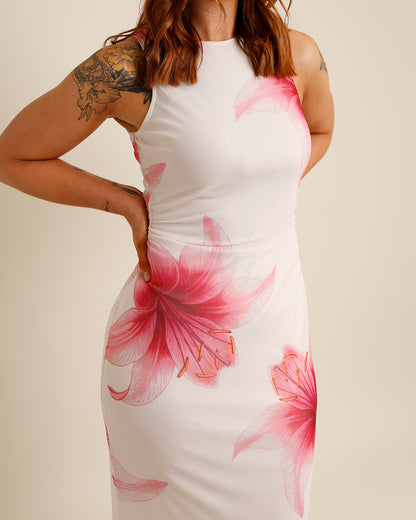BLUSHING BLOOMS MAXI DRESS